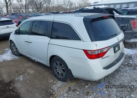 2011 Honda Odyssey Ex from USA, damaged, VIN 5FNRL5H49BB003065